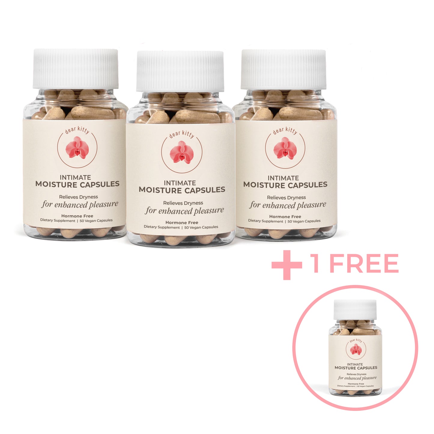 Intimate moisture capsules 3 + 1