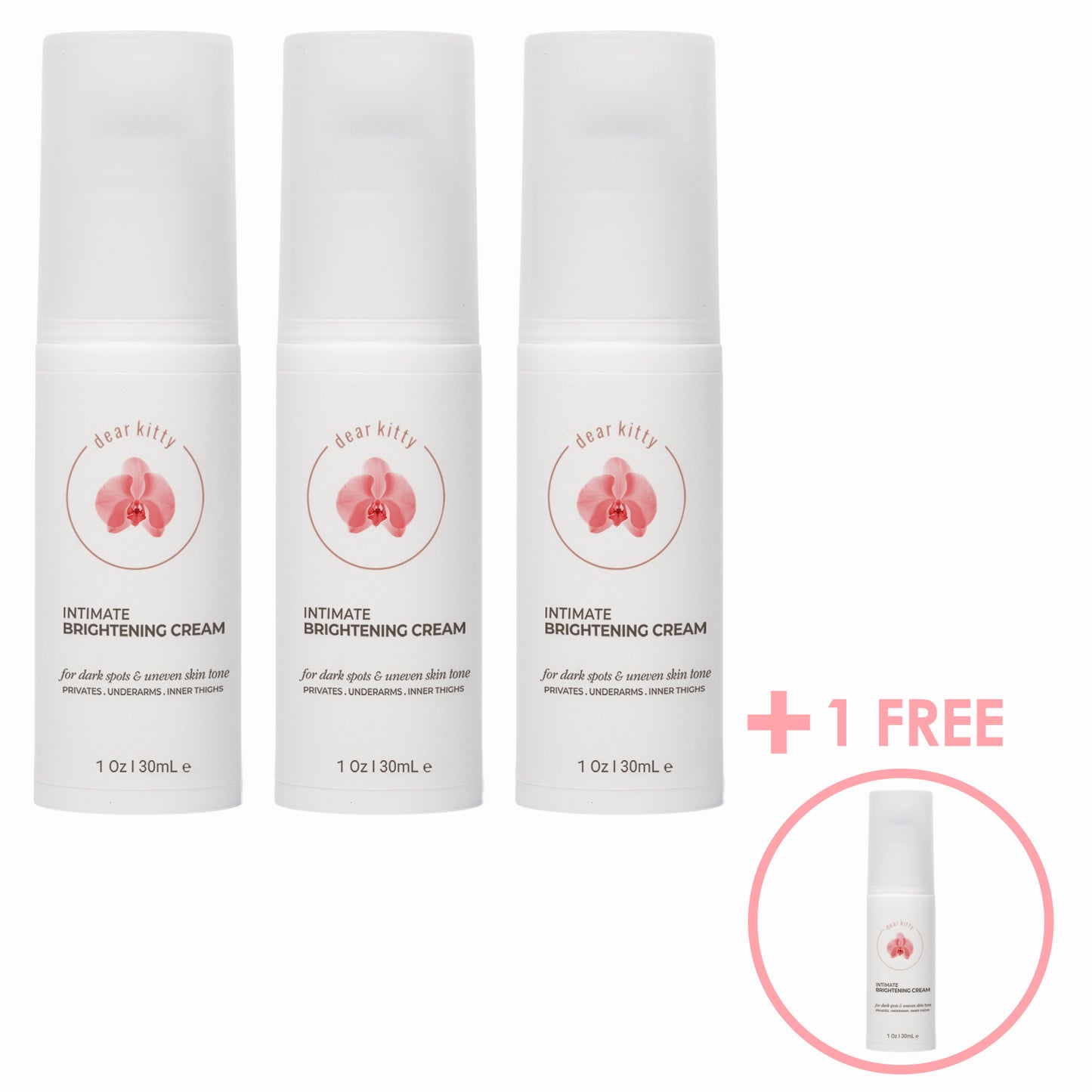 Intimate Brightening Cream 3 + 1 free